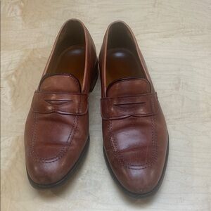 Allen Edmonds Brown Leather Slip-On Loafers